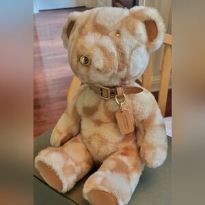 Coach Bear Collectible In Signature Shearling - No Longer Available At Coach -